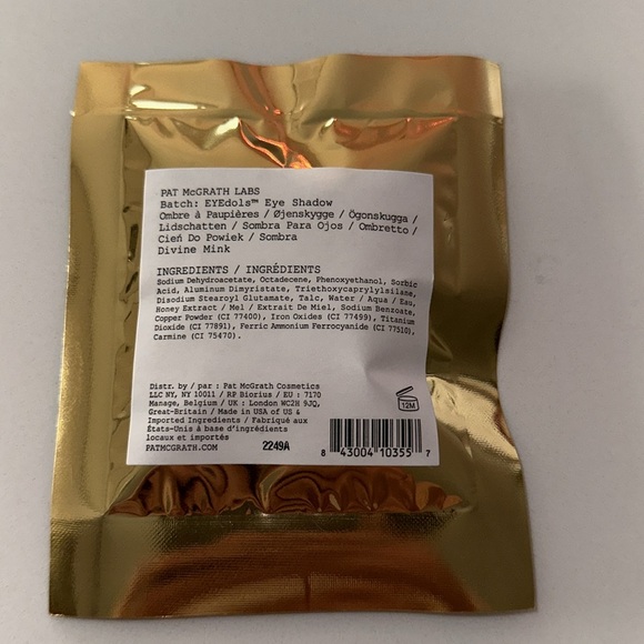 PAT MCGRATH EYEdols *Divine Mink* metallic grey eye shadow SOLD OUT - Picture 6 of 6